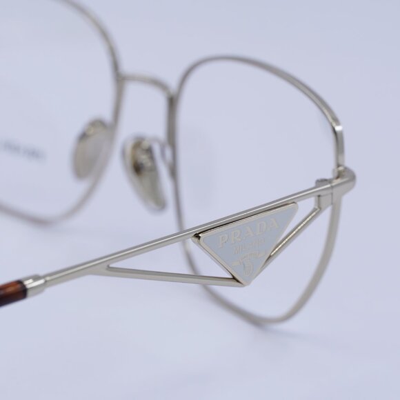 Prada PRA54VD ZVN1O1 Eyeglasses Gold 55mm Butterfly Frame - Picture 5 of 10